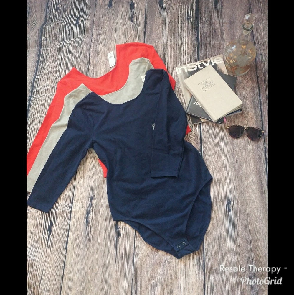 Bundle of 3 Gap Bodysuits Sz L